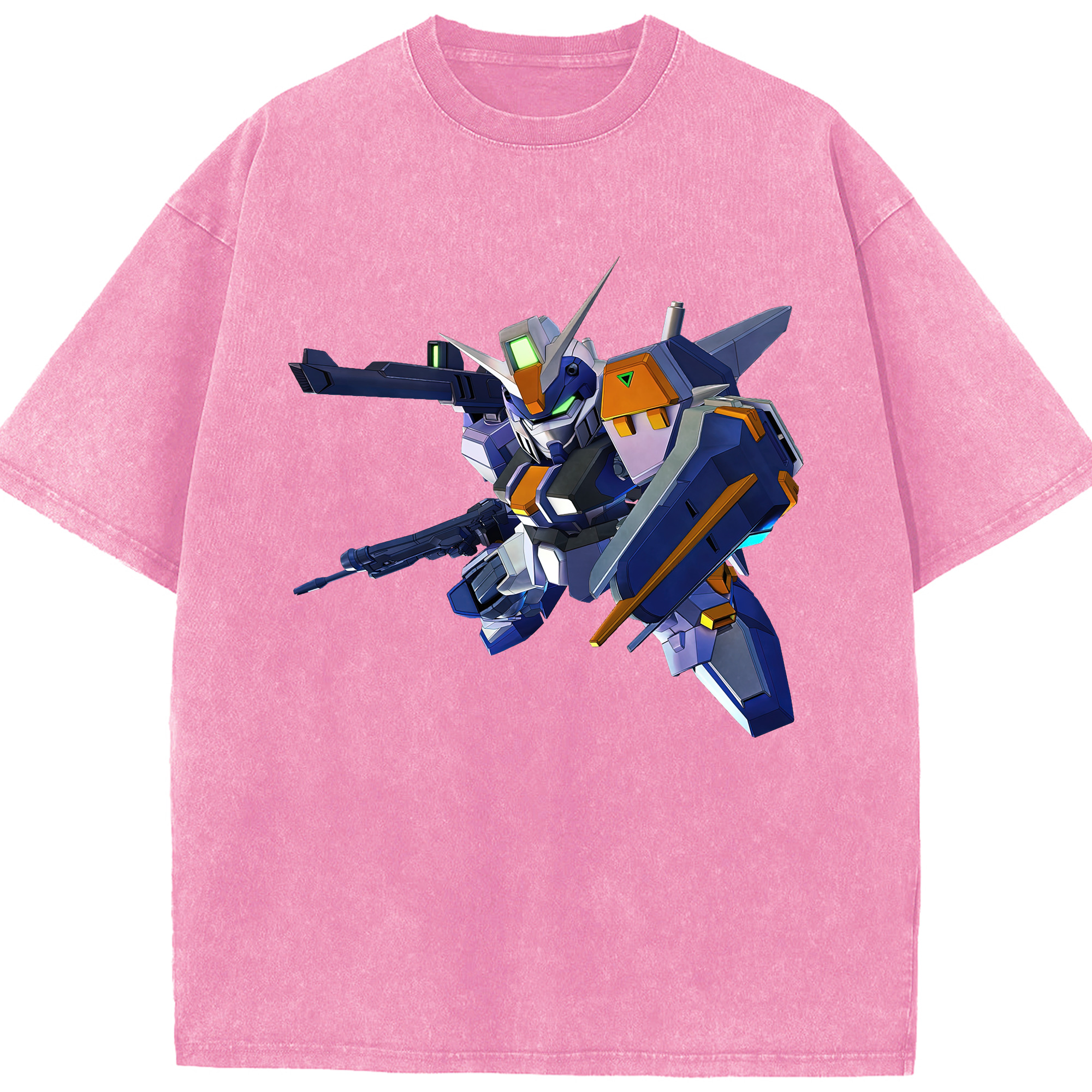 （画像用） 機動戦士ガンダム Mobile Suit Gundam 綿100% ヴィンテージ風 半袖Tシャツ（フロントプリント）
